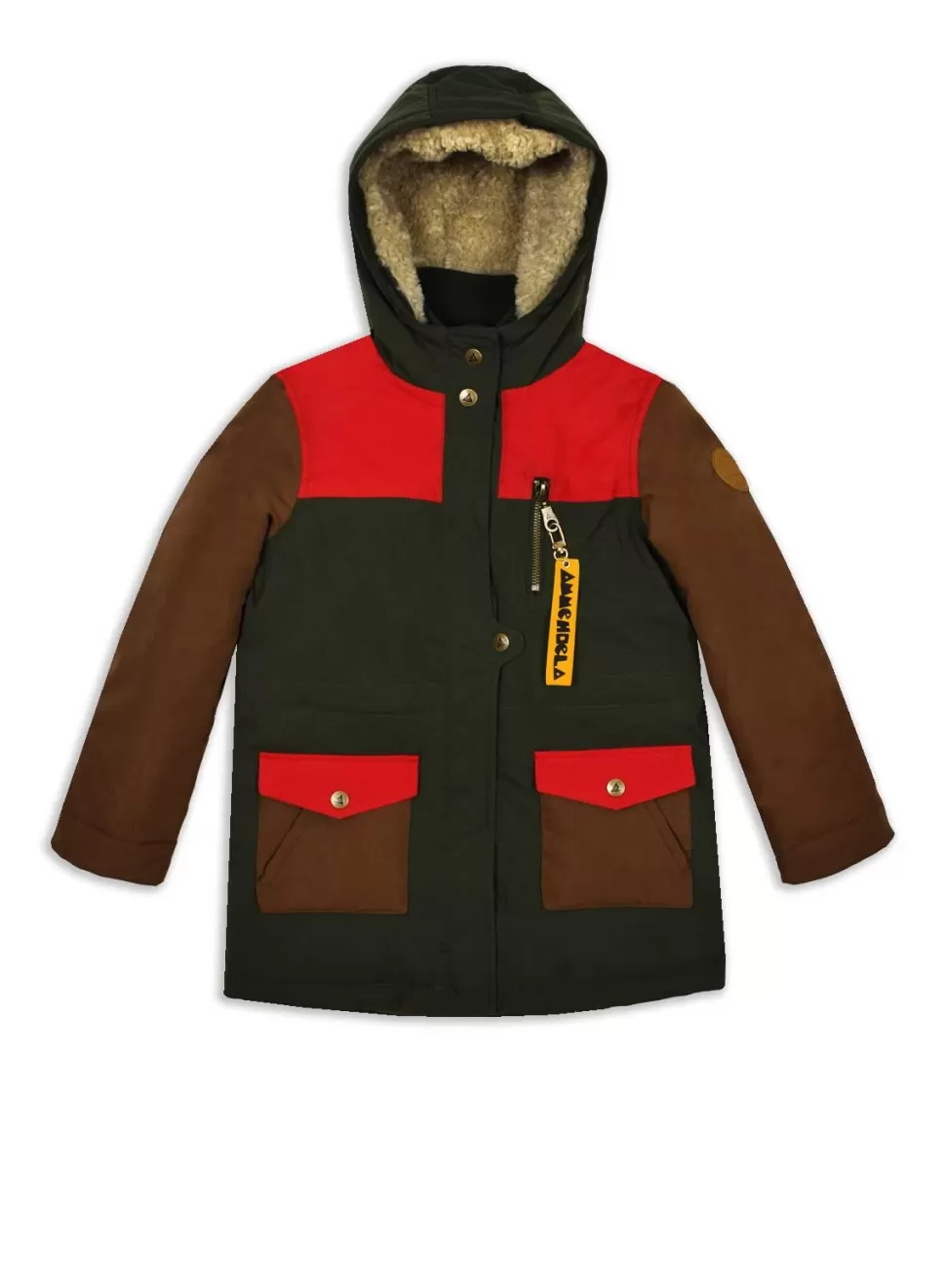 Clearance | Storm-19 | Winterjas Colorblock Lizzard Man Jassen