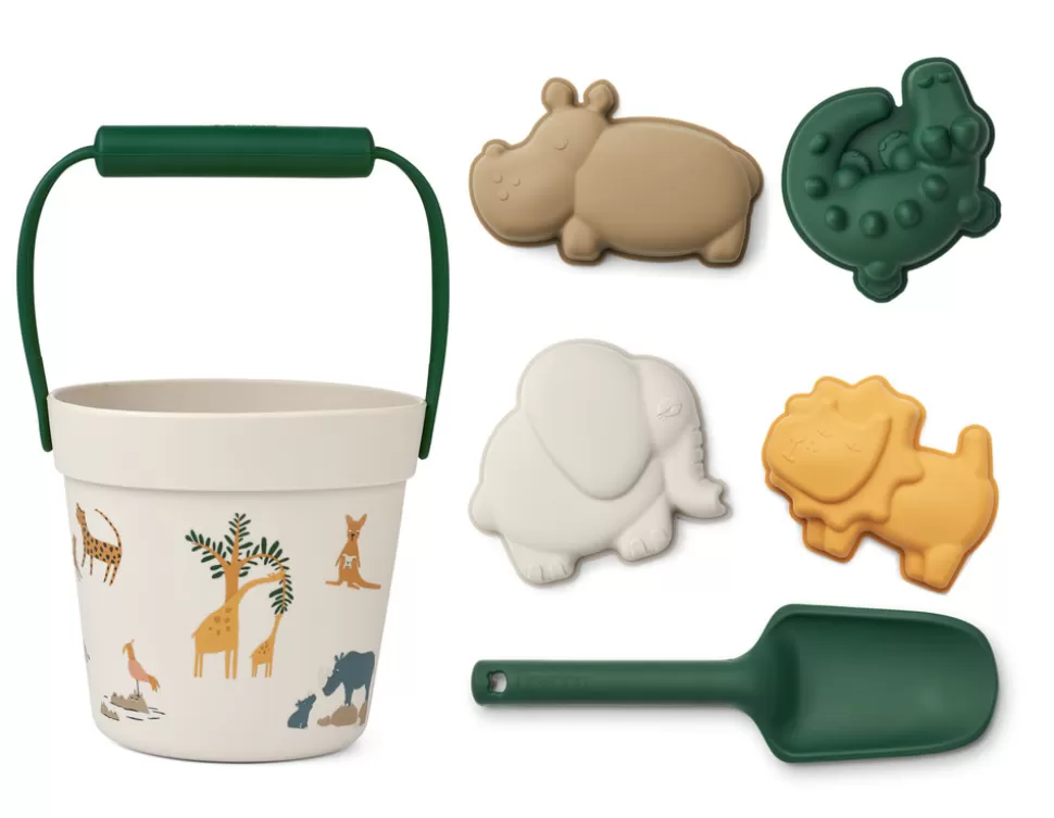 Outlet | Dante Beach Set | Strandset Met Schepje En 4 Vormpjes Buiten Spelen