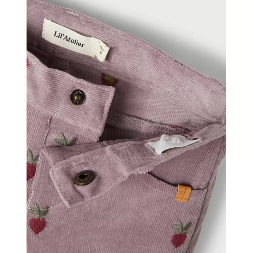 New | Bibi Baggy Cord Pant | Quail Vrouw Broeken