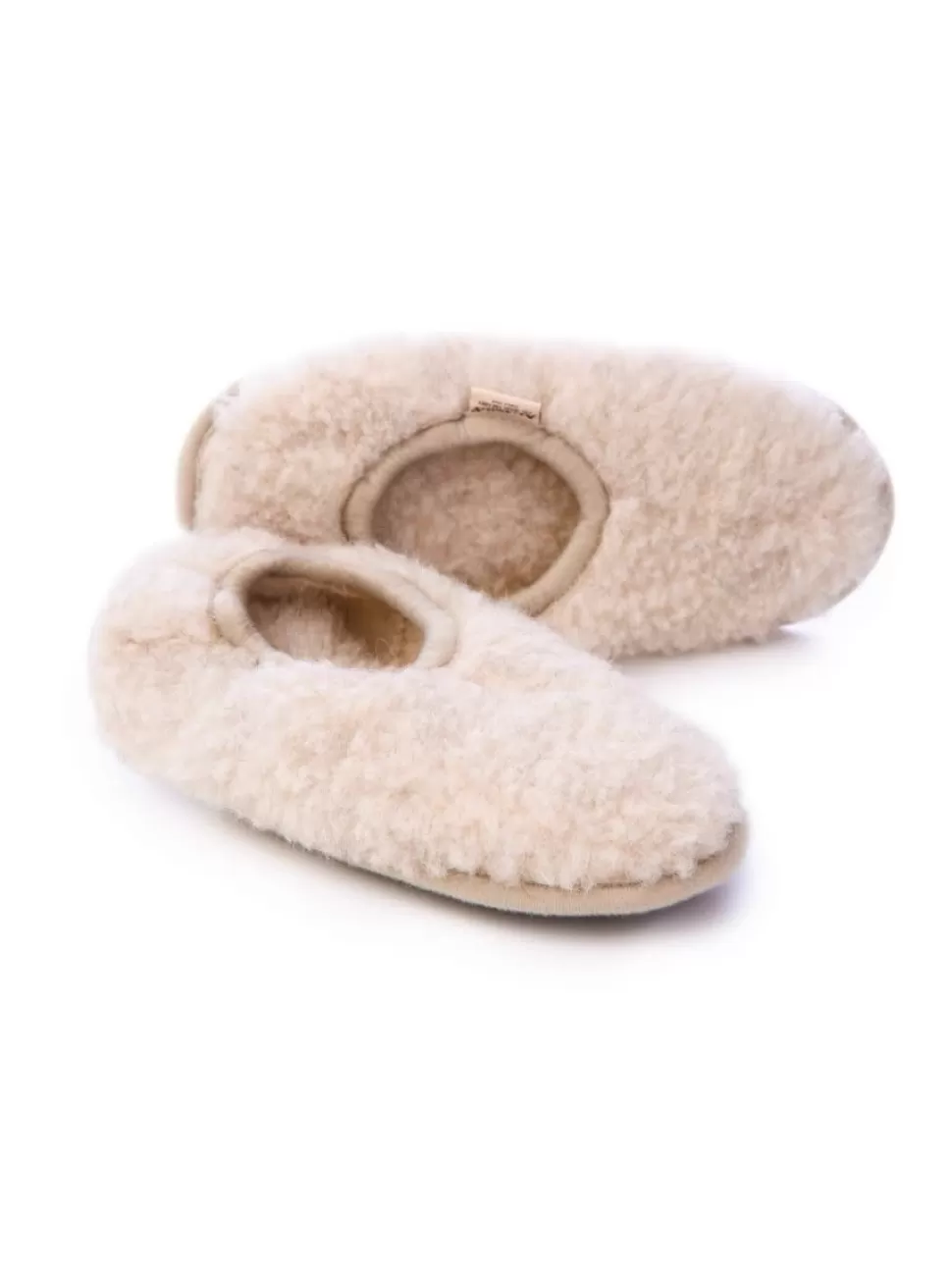 Outlet | Sloffen Ballerina Eco | Beige Sloffen