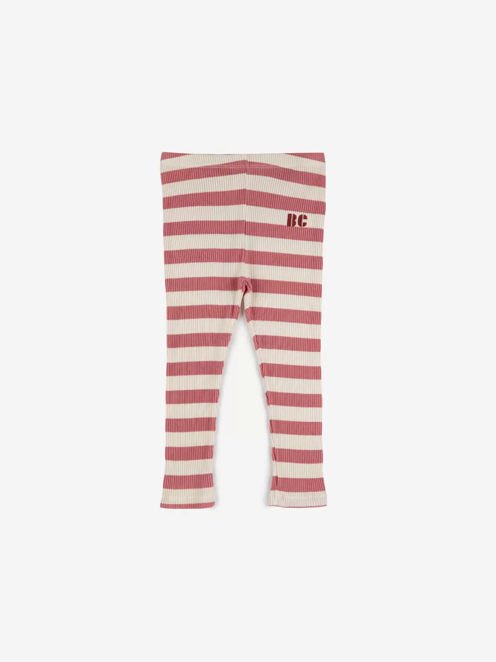 Outlet | Baby Maroon Stripes Leggings | Burgundy Red Broekjes