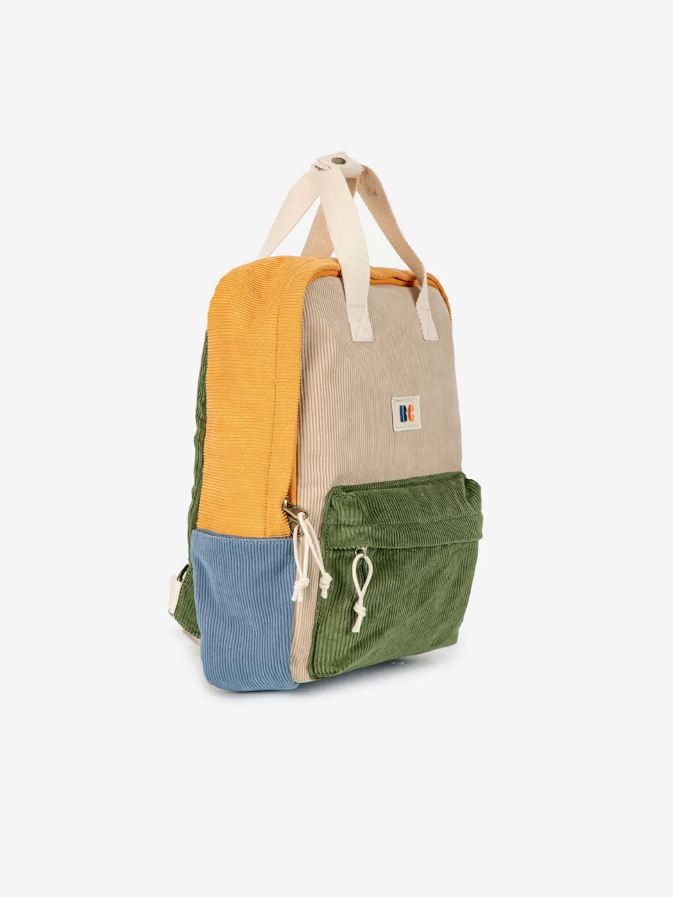 Outlet | Corduroy Color Block Schoolbag Tassen