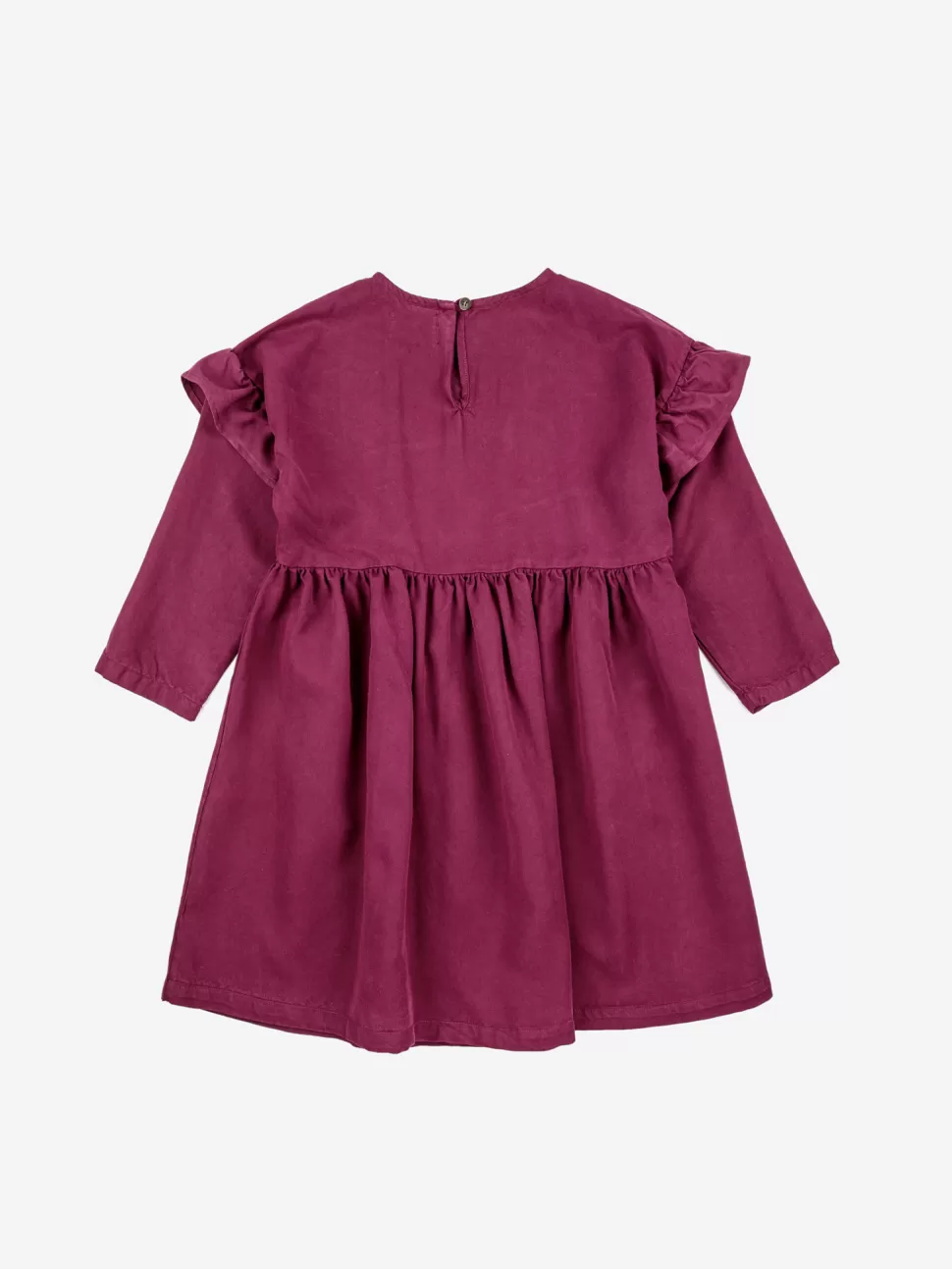 Online | Geometric Shapes Ruffles Dress | Purple Vrouw Jurken