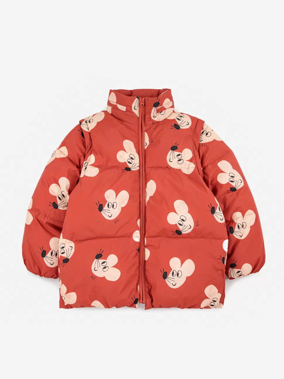 Store | Mouse Padded Jacket | Red Vrouw Jassen