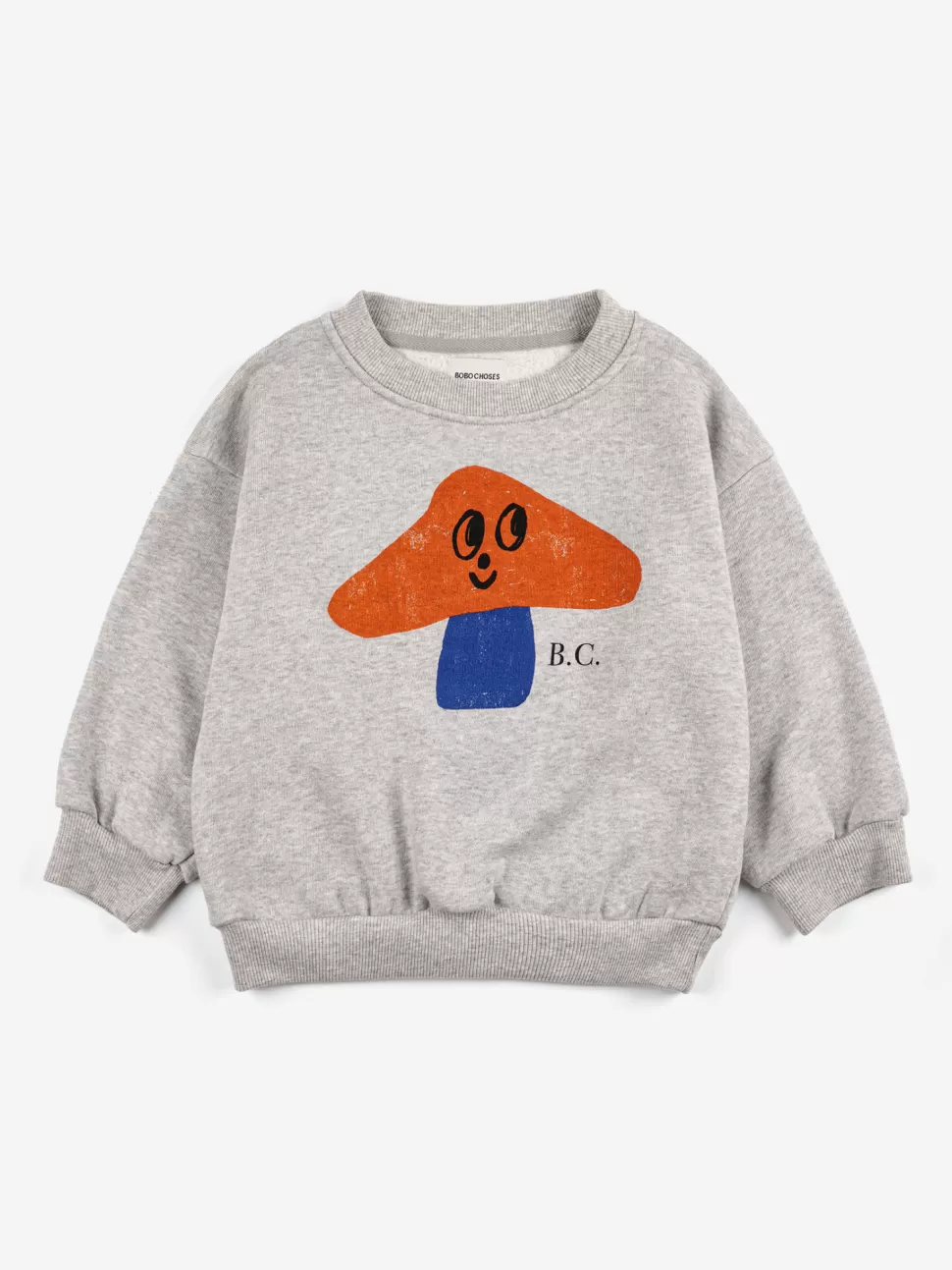 Cheap | Mr. Mushroom Sweatshirt | Heather Grey Man Truien + Vesten