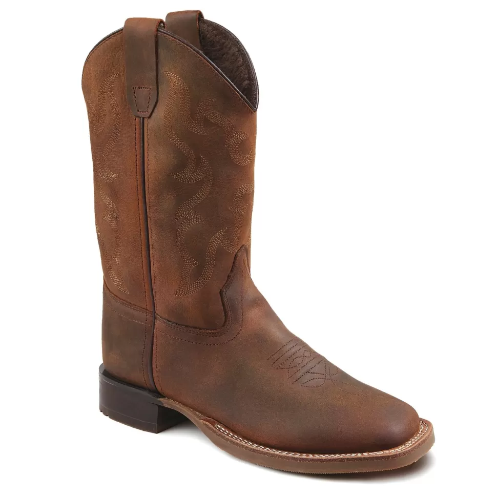 Outlet | Barnwood Wooly | Cowboy Boots Met Voering Winter