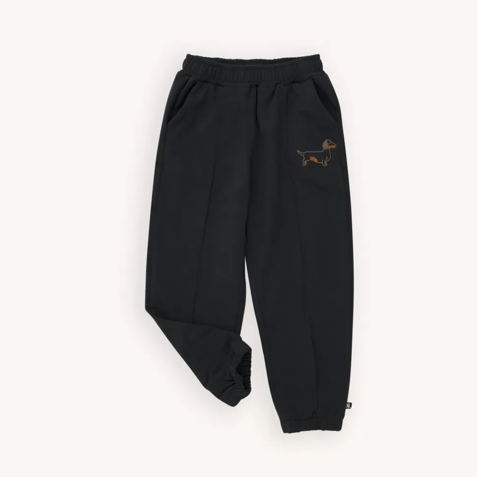 Flash Sale | Jogger With Embroidery | Dachshund Man Broeken