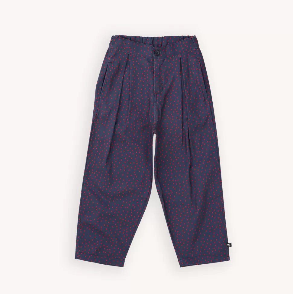 Cheap | Mini Dots On Blue Chino Vrouw Broeken