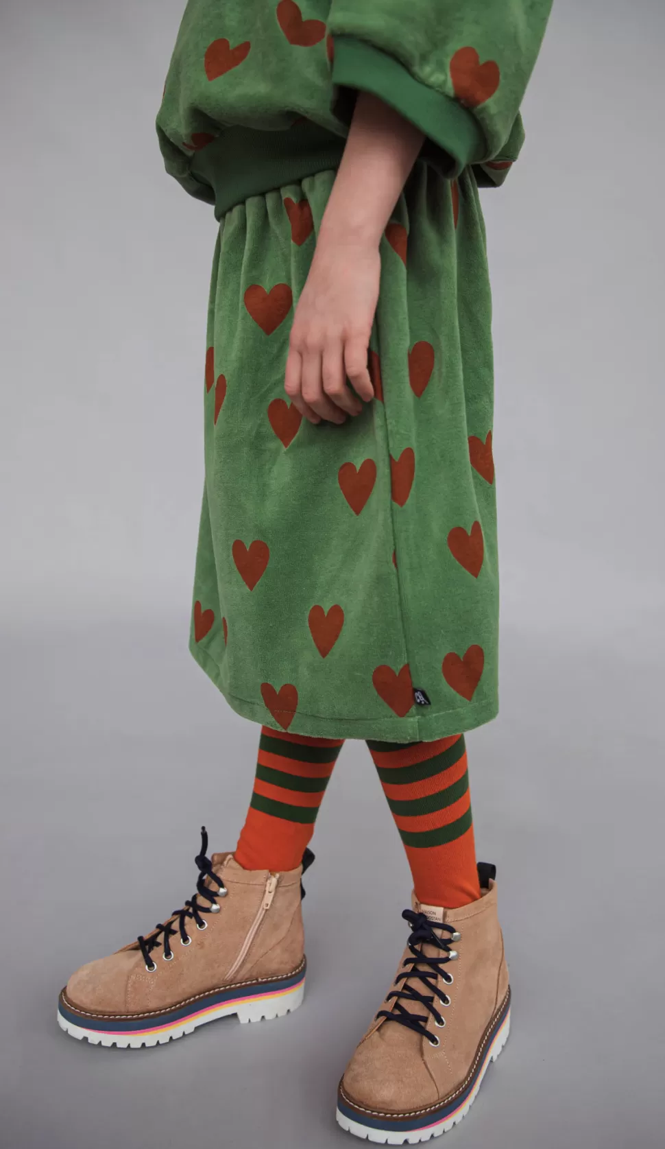 Cheap | Striped Tights | Orange + Green Sokken + Maillots