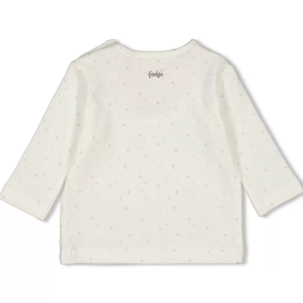 Online | Longsleeve Aop | Sparkle Offwhite Truitjes + Shirtjes