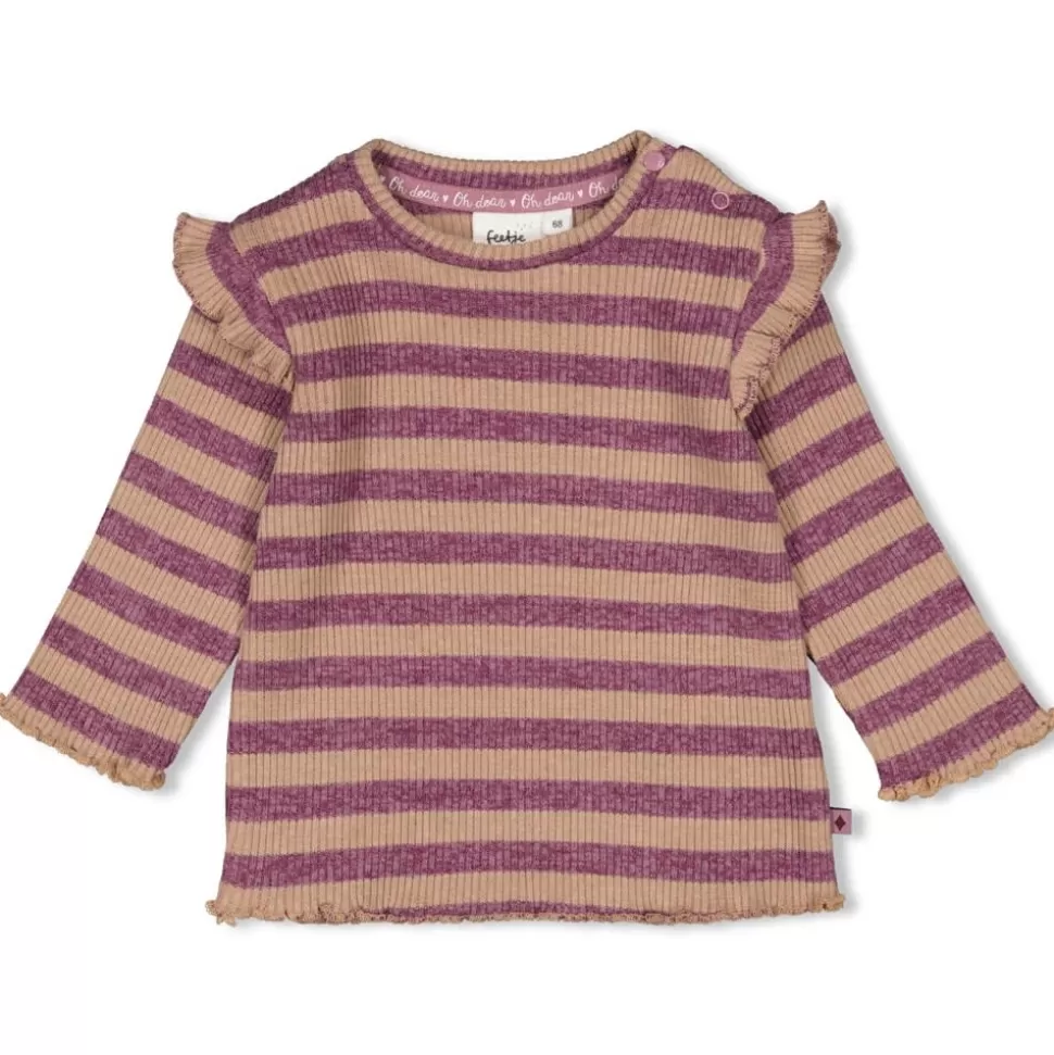 Outlet | Longsleeve Streep Rib | Oh Dear Lila Truitjes + Shirtjes