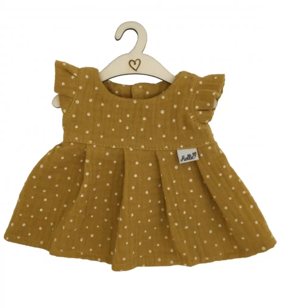 Hot | Poppenjurk Spring Ochre Dots Poppenkleding