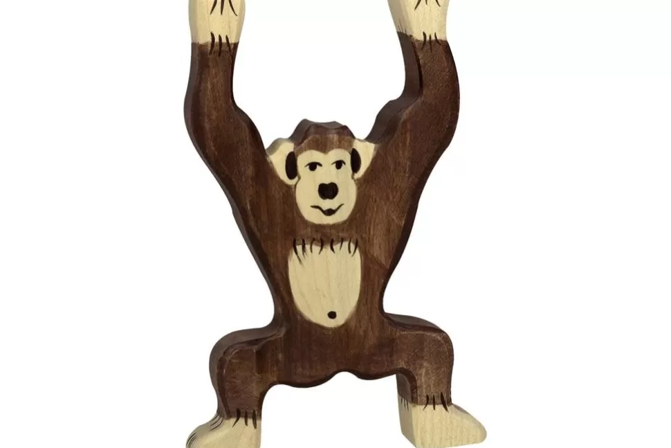 Best Sale | Chimpansee Staand Houten Speelgoed