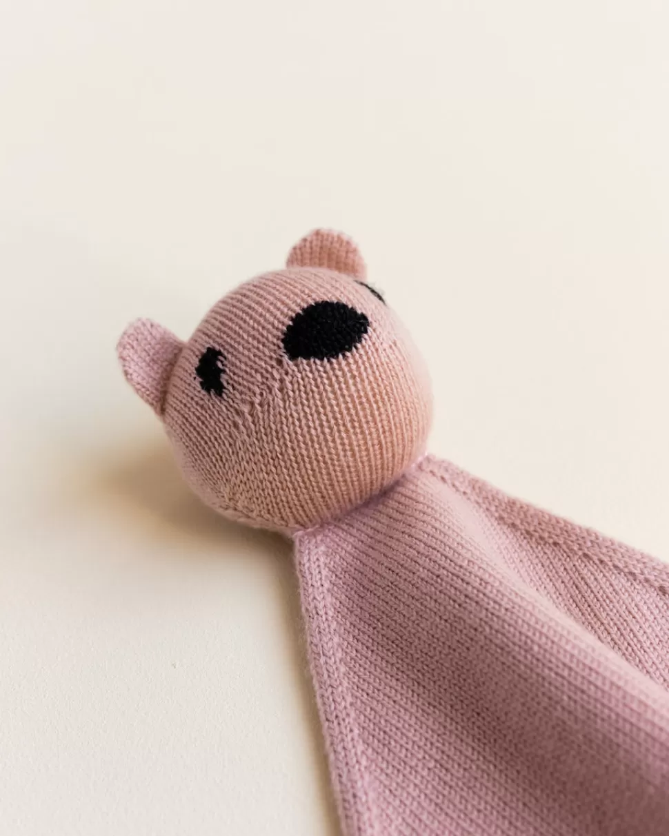 Outlet | Teddy Tokki | Wollen Knuffeldoekje Blush Knuffels