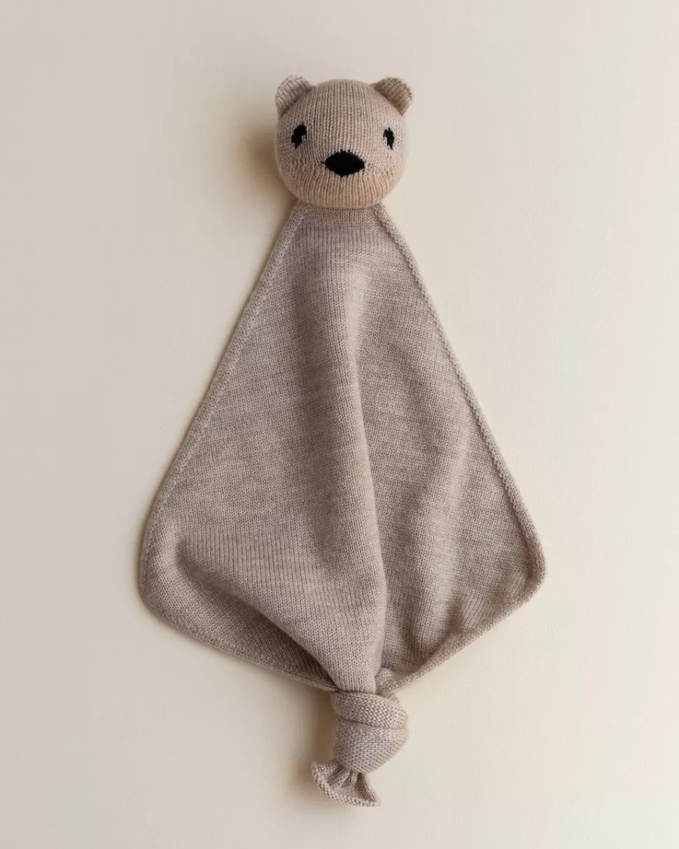 Best Sale | Teddy Tokki | Wollen Knuffeldoekje Sand Baby Accessoires