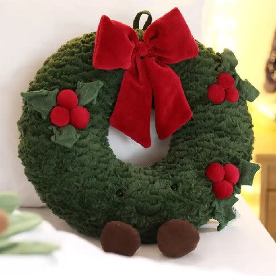 Hot | Amuseable Wreath | Kerstkrans Klein Knuffels