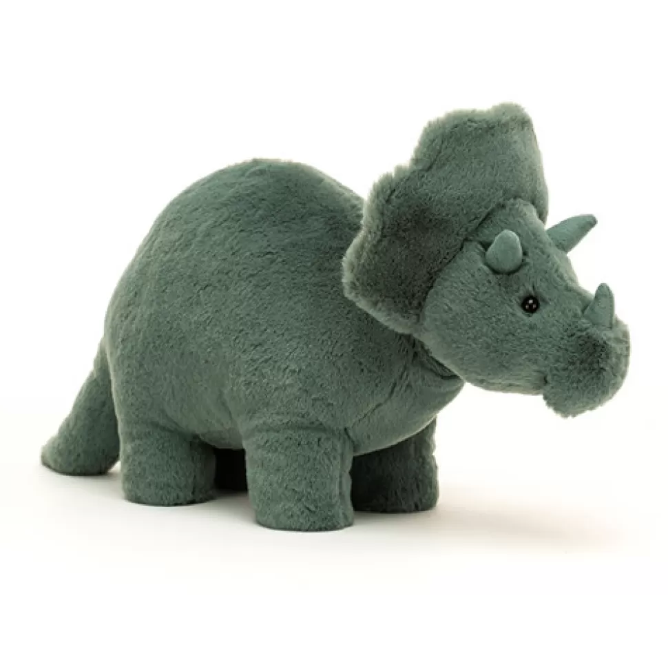 Online | Fossilly Triceratops | Dinosaurus Knuffel Knuffels