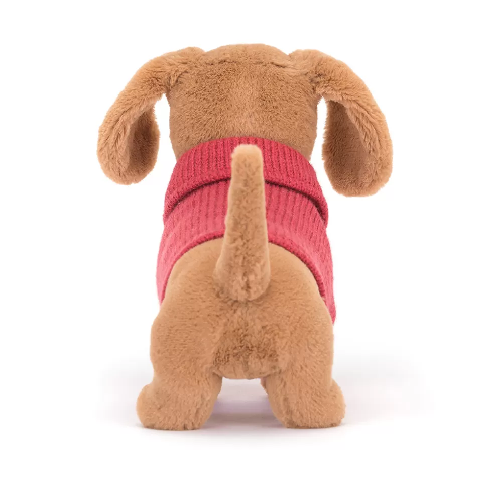 Best Sale | Sweater Sausage Dog Pink | Teckel Knuffel Knuffels