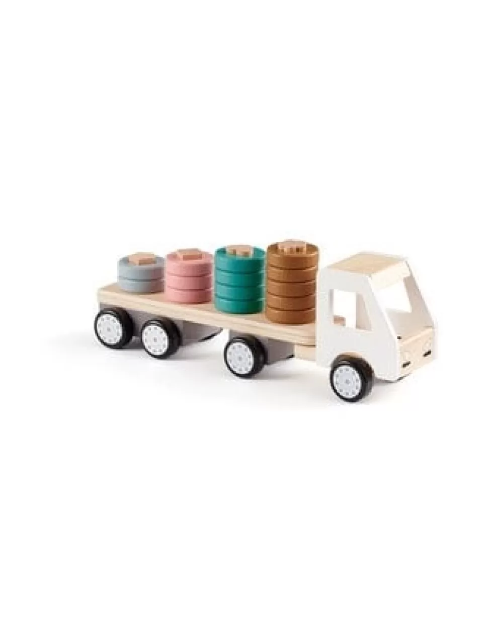 Flash Sale Kid'S Concept | Houten Vrachtwagen Met Ringen Aiden Voertuigen