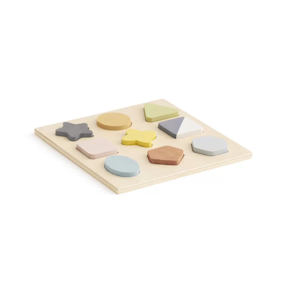 Store Kid'S Concept | Puzzel Geo Houten Speelgoed