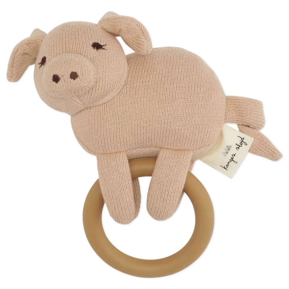 Best Sale Konges Slojd | Activity Knit Ring | Rammelaar Baby Speelgoed