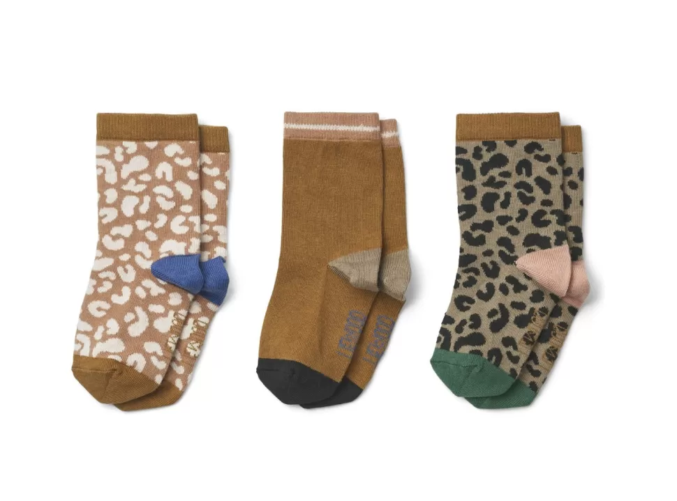 Fashion | Silas Socks 3-Pack | Leo Multi Mix Sokken + Maillots