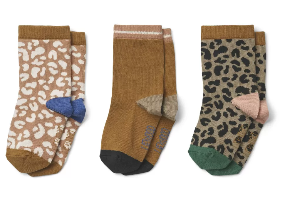 Fashion | Silas Socks 3-Pack | Leo Multi Mix Sokken + Maillots