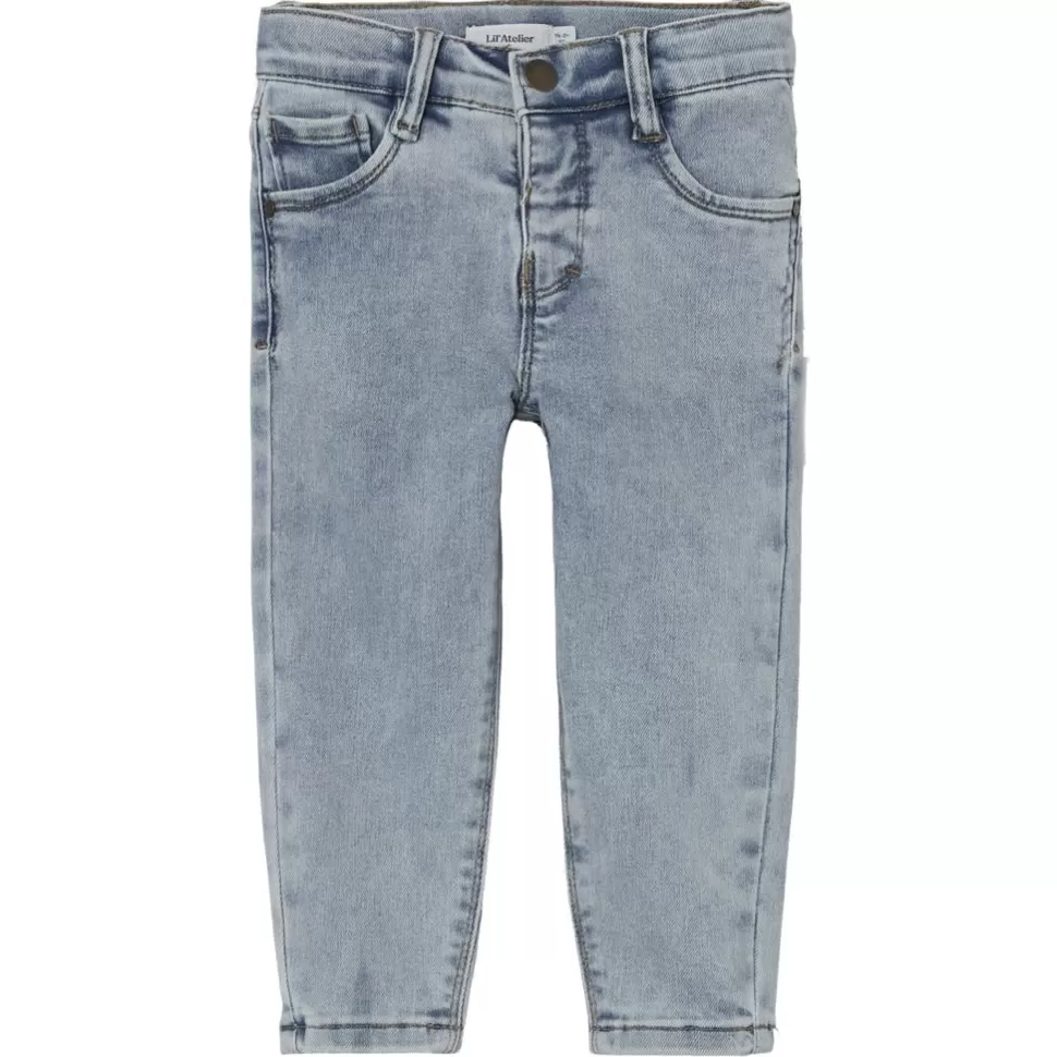 Hot | Cesar Boxy Denim Pants | Medium Blue | Spijkerbroek Vrouw Broeken