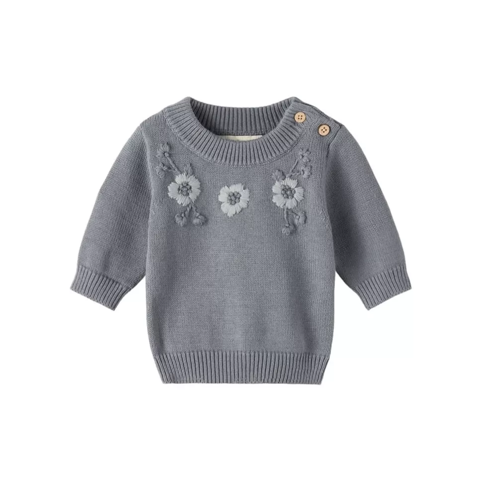 Fashion | Edel Knitted Sweater Flowers | Quiet Shade Truitjes + Shirtjes