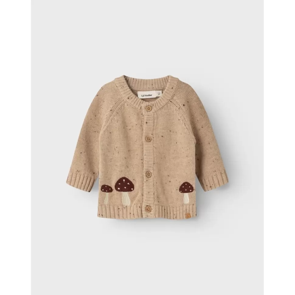 Hot | Gal Knit Cardigan | Warm Sand Mushrooms Truitjes + Shirtjes