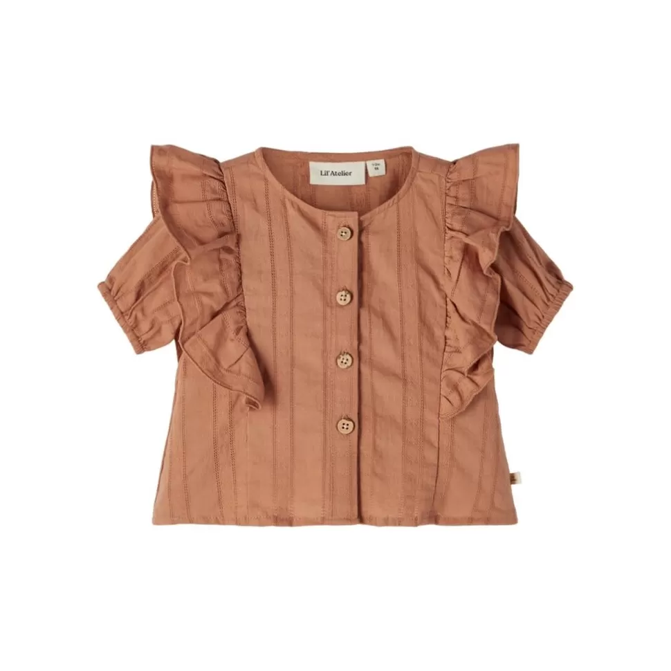 Discount | Hunja Blouse Ss | Mocha Mousse Truitjes + Shirtjes