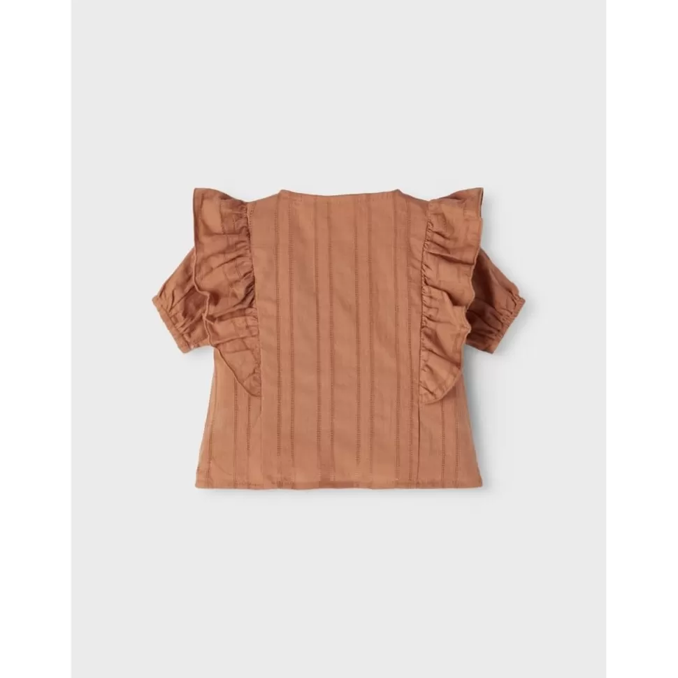 Discount | Hunja Blouse Ss | Mocha Mousse Truitjes + Shirtjes