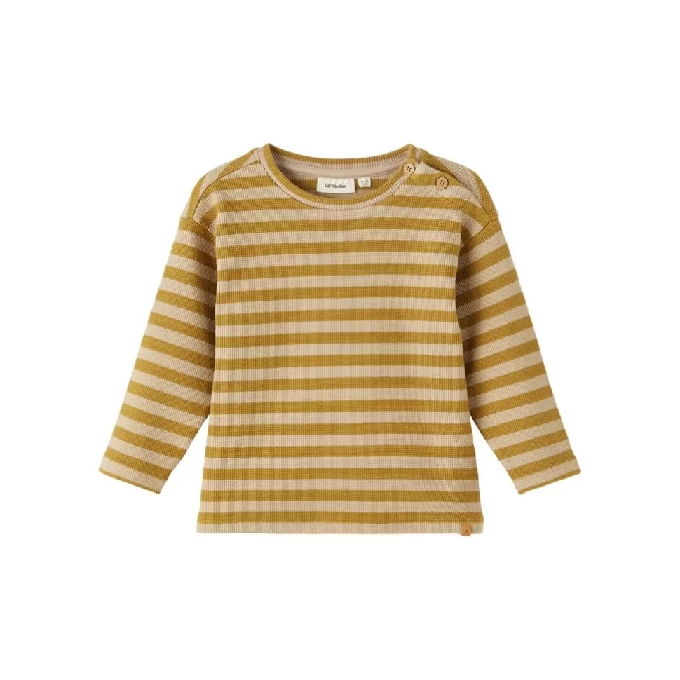 Flash Sale | Lebon Boxy Longsleeve | Bronze Mist Stripe Man Shirts