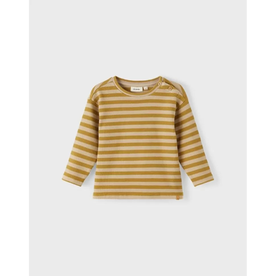 Flash Sale | Lebon Boxy Longsleeve | Bronze Mist Stripe Man Shirts