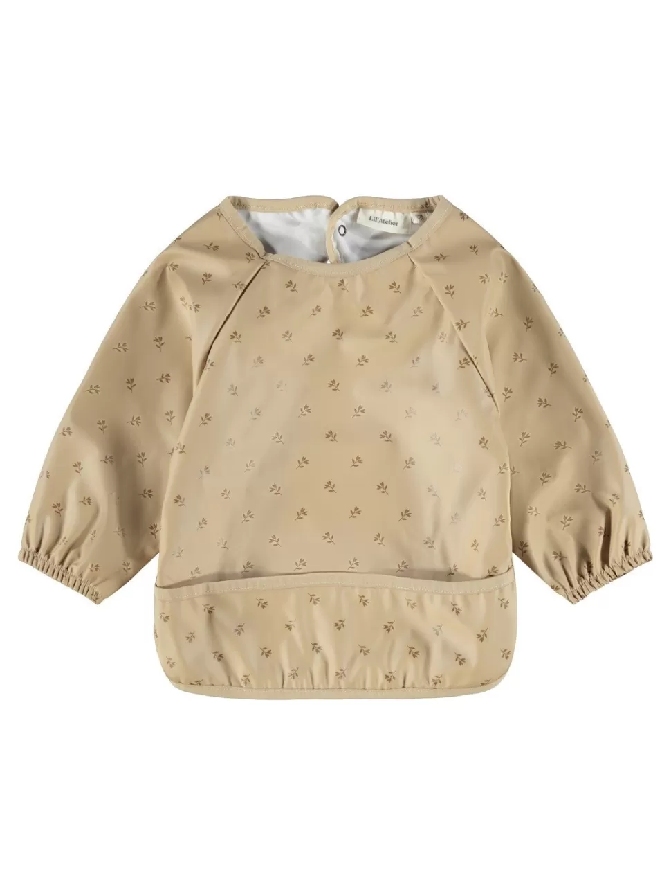 Flash Sale | Lilo Longsleeve Bib | Travertine Eten + Drinken