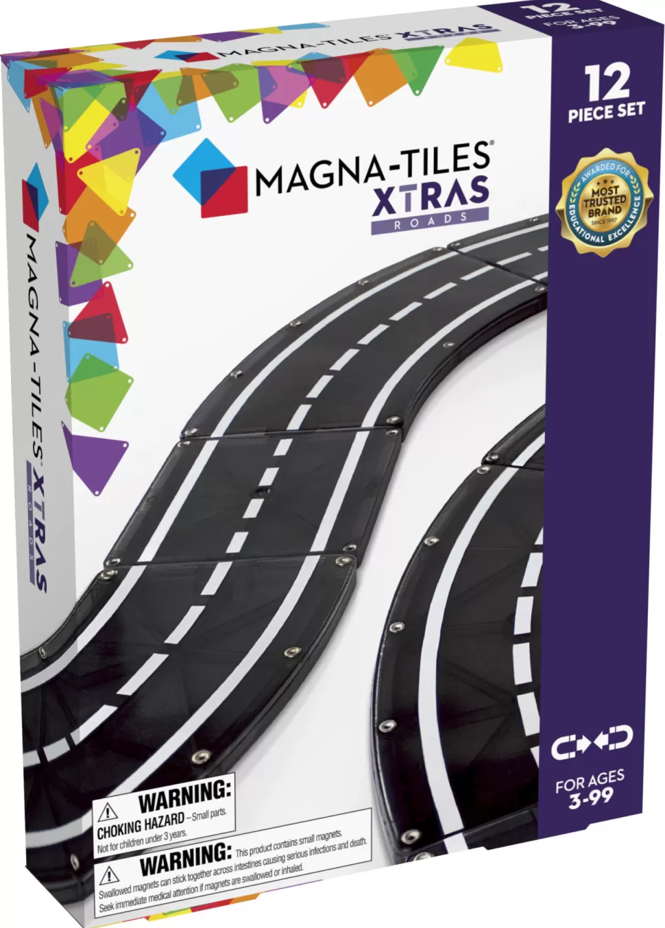 Best Sale Magna Tiles | Xtras Roads | 13 Magneetspeelgoed