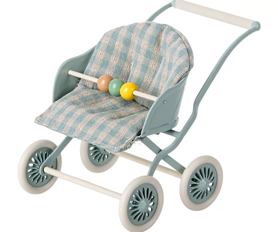 Sale | Baby Mice Stroller | Mint Maileg