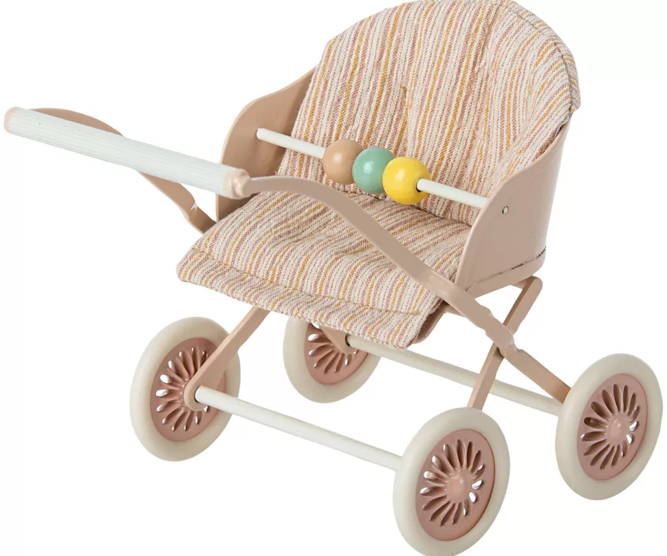 Online | Baby Mice Stroller | Rose Maileg