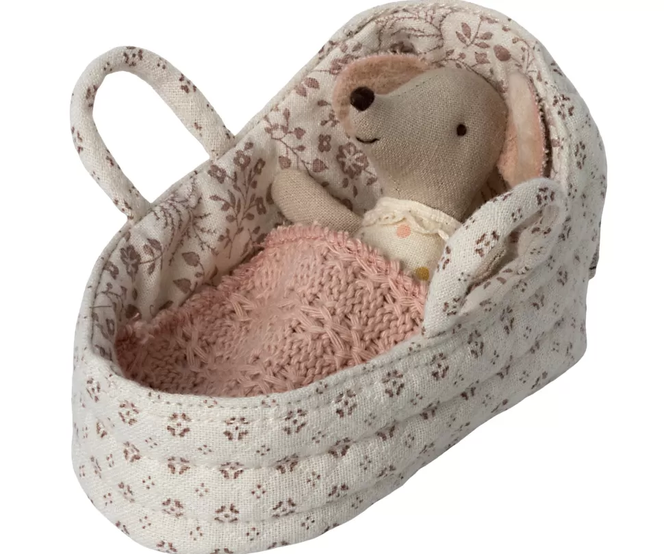 Online | Carrycot Baby Mouse | Draagmandje Maileg