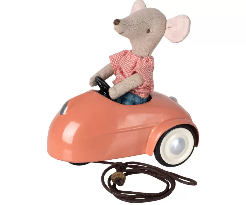 Clearance | Mouse Car | Coral Maileg