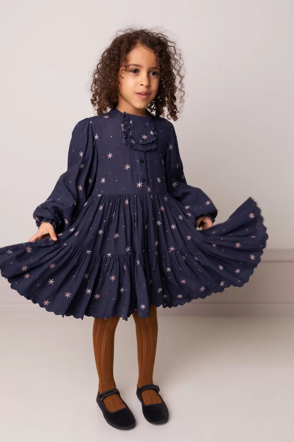 Fashion | Deva Dress | Stars Embroidery Vrouw Jurken