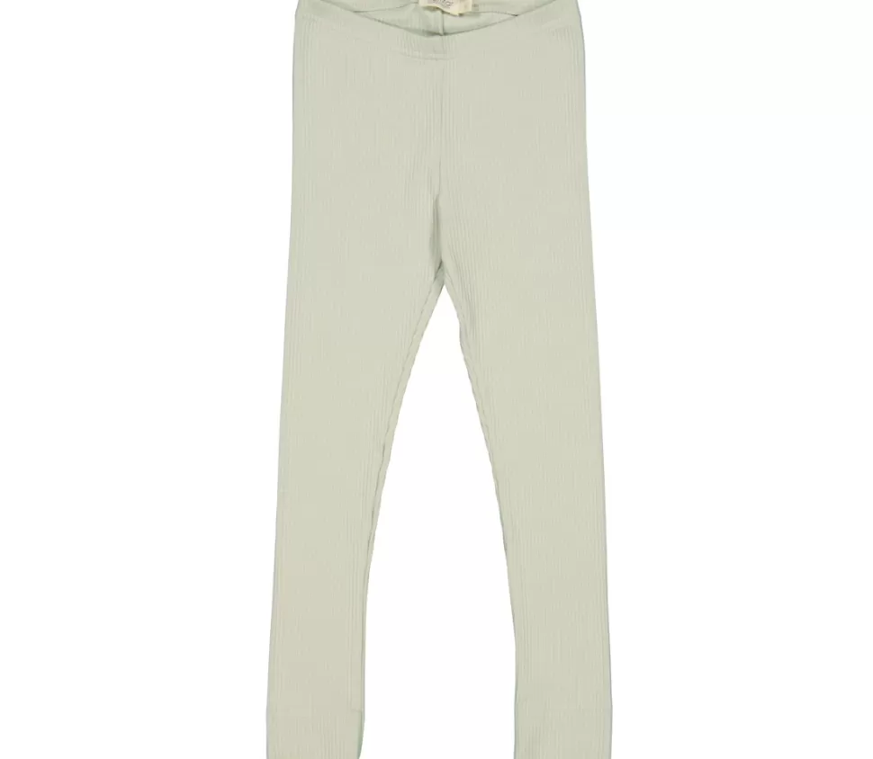 Store | Fine Rib Legging | White Sage Vrouw Broeken