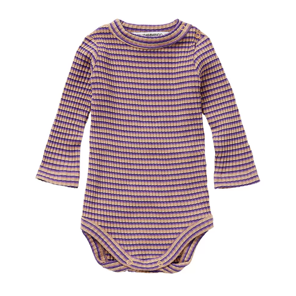 Hot Mingo | Bodysuit Stripe Acai | Romper Rompers