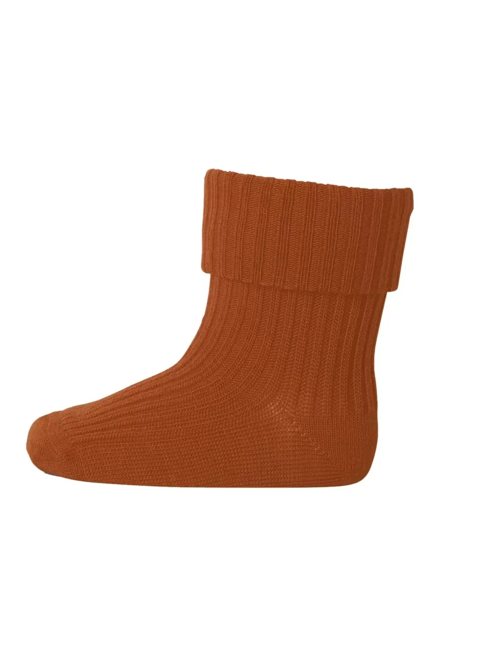 Best | 533 Sokjes Cotton Rib | 102 Rust Baby Accessoires