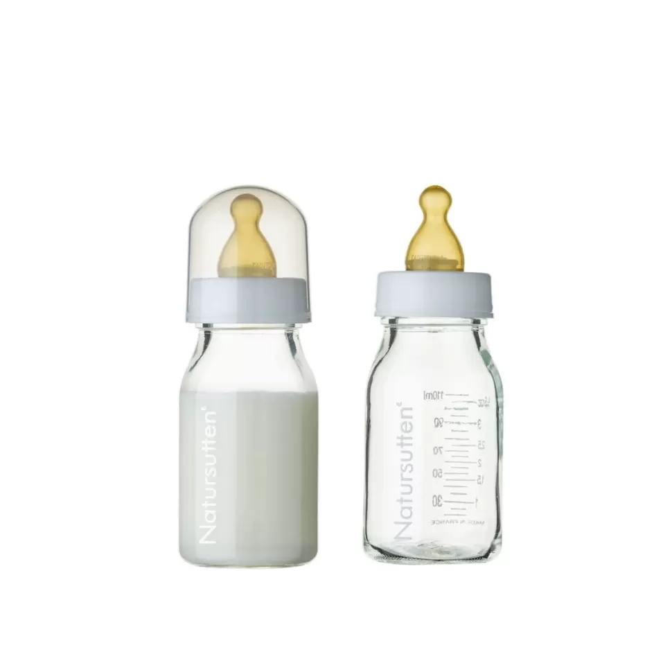 Online | Glazen Baby Drinkflessen 110 Ml | Set Van 2 Eten + Drinken