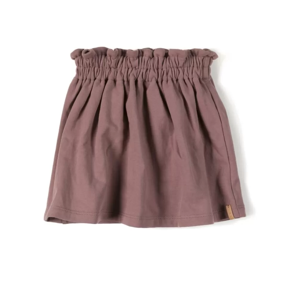 Fashion | Lin Skirt | Rokje Mauve Vrouw Rokken