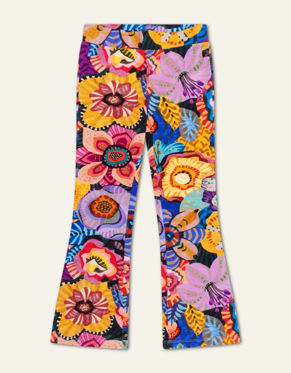 Outlet | Peace Flared Leggings | Winter Flower Vrouw Broeken