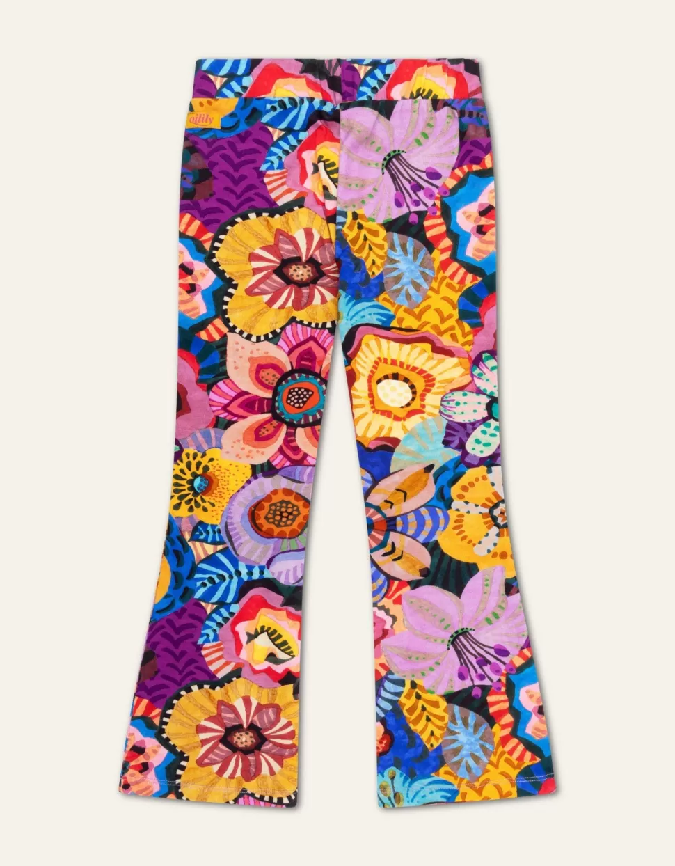 Outlet | Peace Flared Leggings | Winter Flower Vrouw Broeken