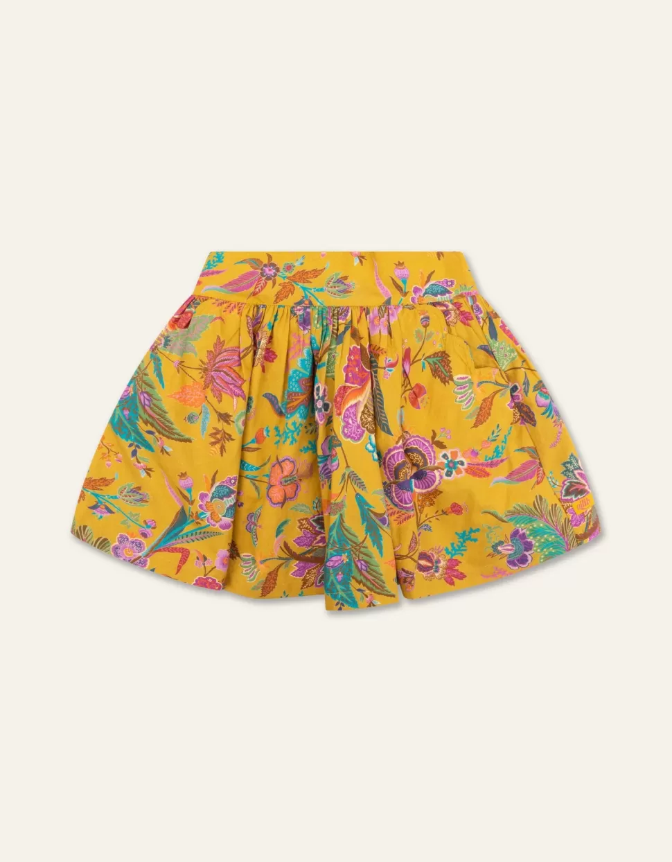 Shop | Scallop Skirt | Yellow Young Sits Vrouw Rokken