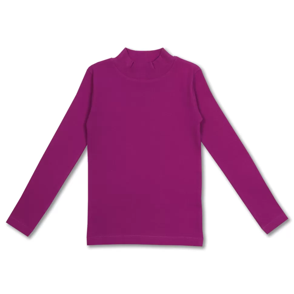 Best Sale | Rib Turtle Neck | Violet Vrouw Shirts